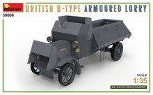 Load image into Gallery viewer, MiniArt 1/35 British B-Type Armoured Lorry 39006