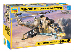 Zvezda 1/48 Russian MI-24P Attack Helicopter 4812
