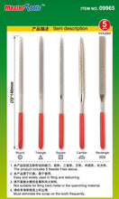 Load image into Gallery viewer, MasterTools Assorted Diamond Files Set Grit size:150 (5) 09965