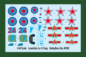 HobbyBoss 1/48 Russian Lavochkin La-11 Fang 81760