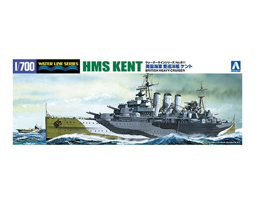 Aoshima 1/700 British Heavy Cruiser HMS Kent 05673