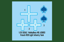 Load image into Gallery viewer, HobbyBoss 1/35 French R39 Light Infantry Tank 83893