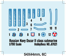 Load image into Gallery viewer, HobbyBoss 1/700 Russian Oscar II Class Submarine 87021