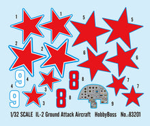 Load image into Gallery viewer, HobbyBoss 1/32 Russian IL-2 Sturmovik Ground Attack Aircraft 83201