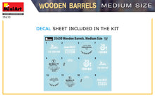 Load image into Gallery viewer, MiniArt 1/35 Wooden Barrels Medium Size 35630