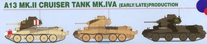 Bronco 1/35 British A13 Mk.II Cruiser Tank Mk.IVA Early/Late Prod. CB35029