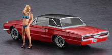 Load image into Gallery viewer, Hasegawa 1/24 1966 American Coupe Ford Thunderbird W/ Blond Girl 52241