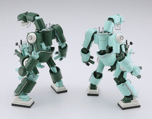 Hasegawa 1/35 CHUBU 01 Light Green & Green Lightweight Mechatrobots (2) 64521