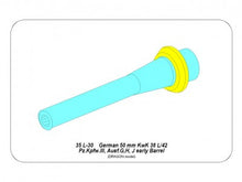 Load image into Gallery viewer, Aber 1/35 German 50mm KwK38L/42 Barrel For Pz.Kpfw.III Ausf.G/H/J 35 L-30'