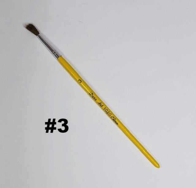 Duro #3 Yellow 1020 Paint Brush