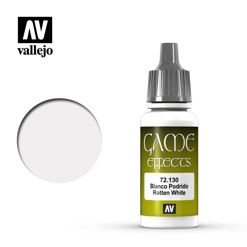 Vallejo Game Color 72.130 Game Effects Rotten White 17ml Disc