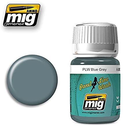 Ammo by Mig AMIG1613 Panel Line Wash Blue Grey
