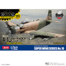 Load image into Gallery viewer, Zoukei-Mura 1/32 US Air Force A-1J Skyraider w/ Weapons Super Wings Series No.16