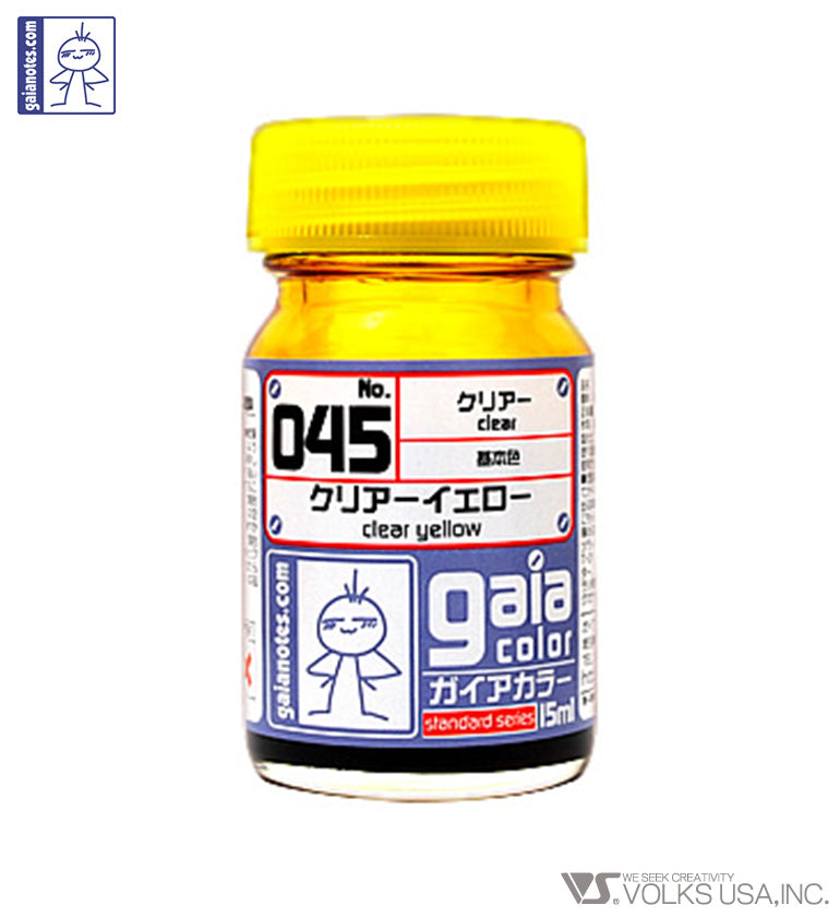 Gaia Color Lacquer GC045 Clear Yellow 15ml – Burbank's House of