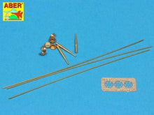 Load image into Gallery viewer, Aber 1/35 Russian Aerials / Antennas R-123 for T-55/62/72/80/90 3 pcs. R-33'