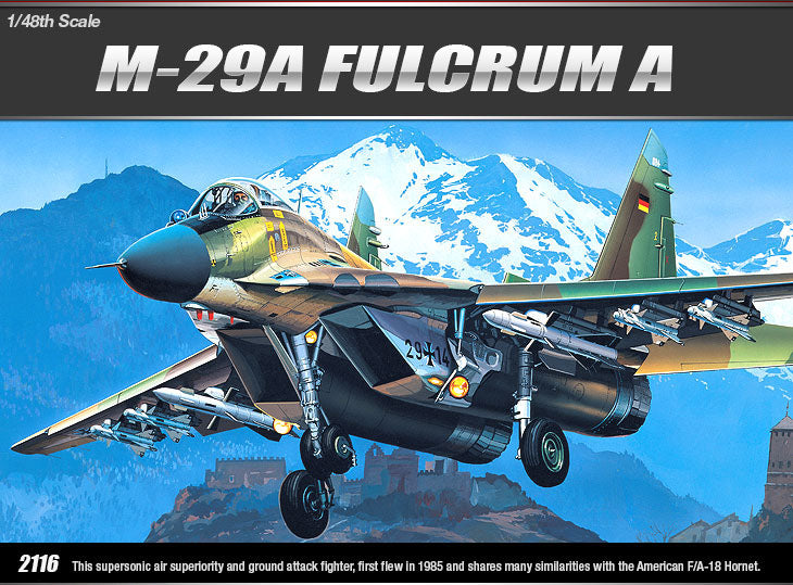 Academy 1/48 Russian Mig-29 Fulcrum A 12263' – Burbank's House of