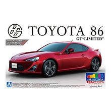 Load image into Gallery viewer, Aoshima 1/24 Toyota 86 GT Limited Lightning Red Painted Body 01006
