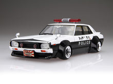 Load image into Gallery viewer, Aoshima 1/24 LB Works Skyline Ken Mary 4Dr. Patrol Car 01068