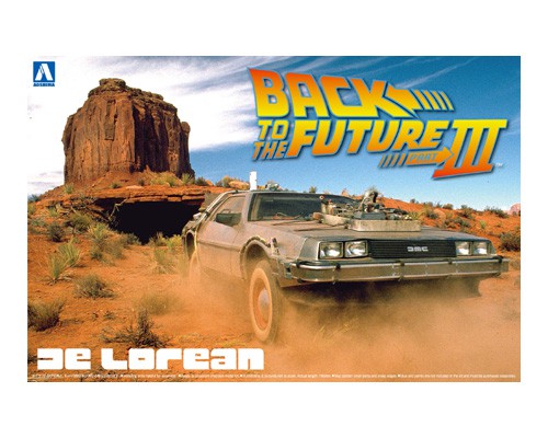 Aoshima 1/24 Back to the Future Part III DeLorean 05918