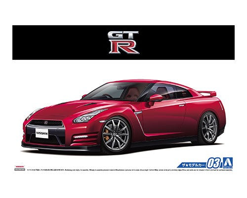 Aoshima 1/24 Nissan GT-R R35 Pure Edition 2014 05154
