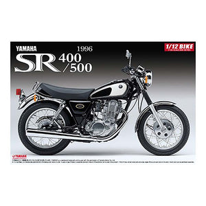 Aoshima 1/12 Yamaha SR 400/500 (1996) Motorcycle Plastic Kit 05169