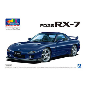 Aoshima 1/24 Mazda FD3S RX-7 1999 Blue Mica Painted Body 05498