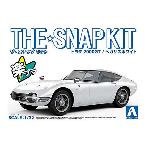 Aoshima Snap Kit 1/32 Toyota 2000GT Pegasus White 05627