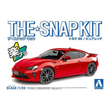 Load image into Gallery viewer, Aoshima Snap Kit 1/32 Toyota 86 (Pure Red) 05755