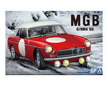 Load image into Gallery viewer, Aoshima 1/24 MG-B Club Rally Ver. BLMC G/HM4 1966 06126