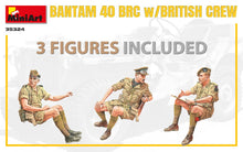 Load image into Gallery viewer, Miniart 1/35 British Bantam 40 BRC w/ Crew (3) 35324
