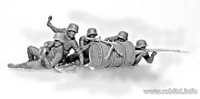 Load image into Gallery viewer, MasterBox 1/35 German Infantry Defense, Eastern Front Battle Series No.1 MB35102