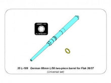 Load image into Gallery viewer, Aber 1/35 German 88mm L/56 Two-Piece Barrel 35 L-189'