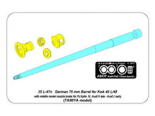 Load image into Gallery viewer, Aber 1/35 German 75mm Barrel For KwK 40L/48 With Mid Muzzle Brake 35 L-47n