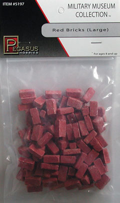 Pegasus 5197 1/35 Red Bricks (Large)