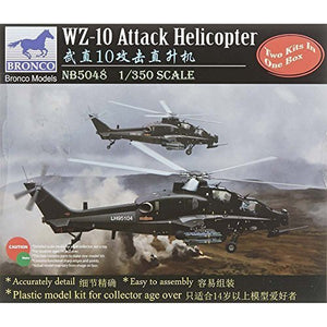 Bronco 1/350 WZ-10 Attack Helicopter (2 Kits) 5048