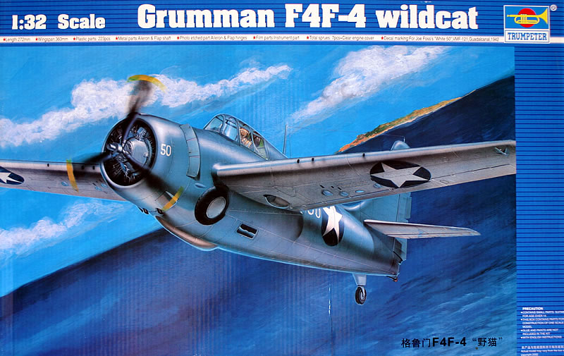 Trumpeter 1/32 US Grumman F4F-4 Wildcat 02223