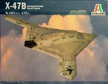 Load image into Gallery viewer, Italeri 1/72 X-47B Unmanned Combat Aircraft System 1421