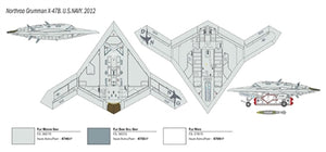 Italeri 1/72 X-47B Unmanned Combat Aircraft System 1421