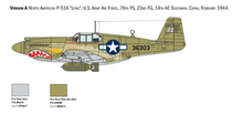 Load image into Gallery viewer, Italeri 1/72 US P-51A Mustang 1423'