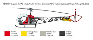 Italeri 1/48 US Bell OH-13 Sioux Scout Helicopter 2820