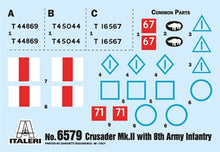 Load image into Gallery viewer, Italeri 1/35 British Crusader Mk. II with 8th Army Infantry 6579