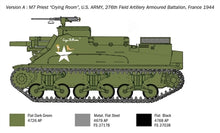 Load image into Gallery viewer, Italeri 1/35 US M7 Priest 6580'