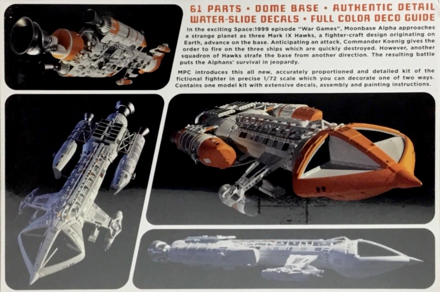 MPC 1/72 Space 1999 Hawk Mark IX MPC881 – Burbank's House of Hobbies