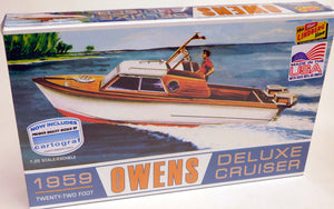 Lindberg 1/25 Owens Deluxe Cruiser Twenty-Two Foot 222 LND222