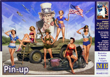 Load image into Gallery viewer, MasterBox 1/35 Pin-Up Women Posing in Legendary Style 35138