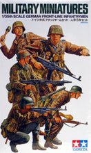 Load image into Gallery viewer, Tamiya 1/35 German Frontline Infantrymen Model Kit (5 Figures) 35196