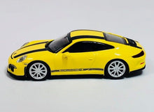 Load image into Gallery viewer, Minichamps 1/87 HO Porsche 911 R Yellow/Black Stripe 870066222 SALE