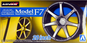 Aoshima 1/24 Rim & Tire Set ( 82) AVS Model F7 20" 05516