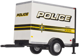 Atlas 1/87 HO Scale Single axle Box trailer "Police" 60000098
