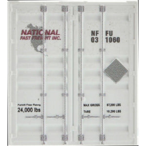 Micro-Trains MTL N National Fast Freight 53' Corrugated Container  46900102